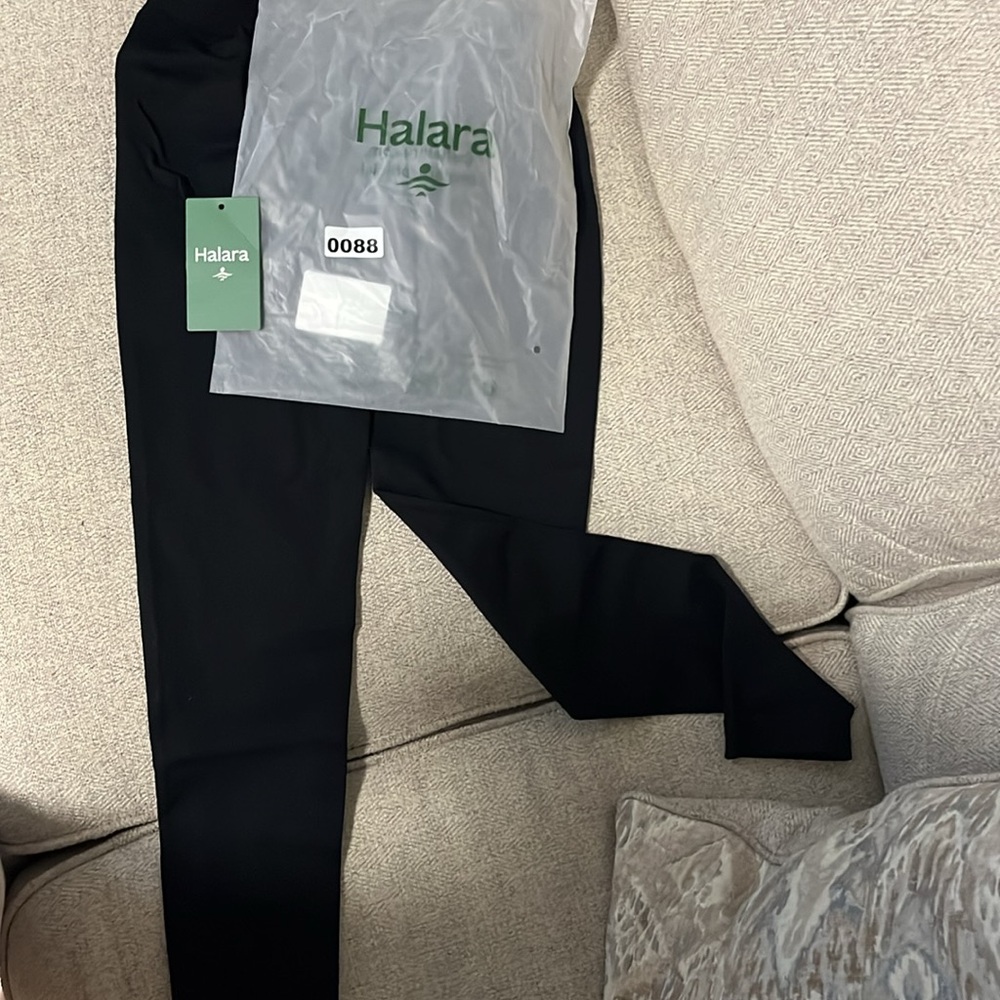 Halara leggings Black Ribbed Pants